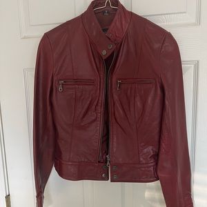 Beautiful Red Leather Jacket